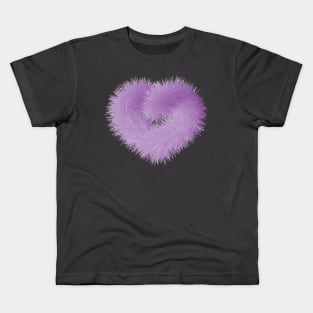 Purple Fur Love Kids T-Shirt